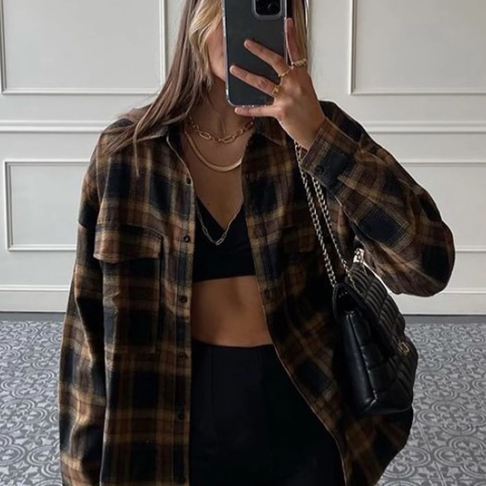 Fireside Mocha Plaid Flannel